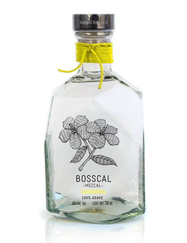 Bottle of Bosscal Mezcal